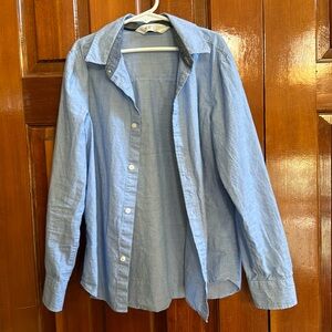 H&M youth blue dress shirt